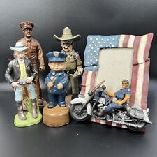 Policeman - Police Officer Trinket Statue Collection - Vintage - Picture Frame picture