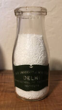 TRPHP Milk Bottle SUNY Delhi Agricultural & Technical Institute Dairy Delhi NY picture