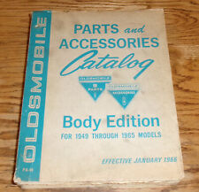 Original 1949 - 1965 Oldsmobile Body Parts & Accessories Catalog picture