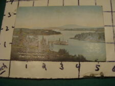 vintage original Post Card -- Penobscot River, near Winterport, MAINE w bost  picture