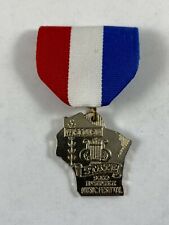 Vintage WSMA Wisconsin District Solo Ensemble Music Festival Medal Badge Pin picture