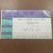 Faith No More Concert Ticket Stub October 9th 1997 Roseland NYC picture