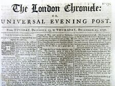 1757 British newspaper w description o SEX TRADE in LONDON England 265 years ago picture