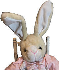 Gemmy Industries  Musical Easter Bunny Plushie in Rocking Chair   16