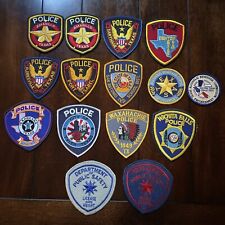 Texas police department patches picture