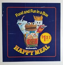 1979 McDonald's Happy Meal Translite, About 22 inches by 22 inches picture