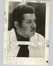 American Jazz Guitarist Musician KENNY BURRELL Profile Headshot 1976 Press Photo picture