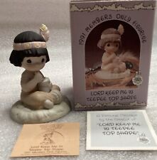 Precious Moments 1991 Members Only Figurine~PM912~little Indian~1st Mark V picture