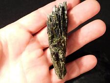 Larger Deep GREEN Epidote Crystal SPRAY Cluster Peru 65.6gr picture