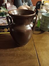 Vintage Clay Water Vessel GREEK STAMNOS Signed & Dated  Rare Find 7 Inch  picture