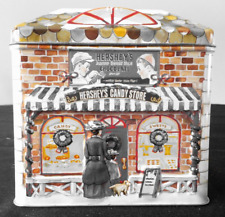 Hershey's Candy Store Sweet Milk Chocolate Christmas Tin EUC picture