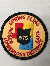 1975 Anthony Wayne Area Council Limberlost Dist Spring Fling BSA Activity Patch picture
