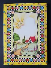 MARY ENGELBREIT Cottage Flowers Stationary Folio Paper & Envelopes  picture