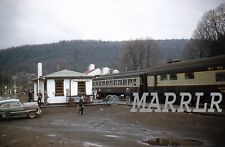 RR LARGE PRINT-ERIE ER Station at Lackawaxen Pa  4/26/1959 picture