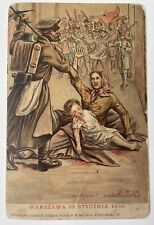 Antique Postcard, Bloody Sunday 1905, Russian Empire, Kraków picture