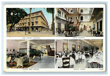 c1920s Multiview of Hotel Central Cathedral Park Panama Antique Postcard picture