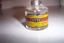 VINTAGE INK BOTTLE. CARTER'S RYTO FOUNTAIN PEN INK. BLUE? picture