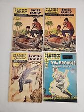 Lot Of 4 Classics Illustrated Comics From 1947 1967 1964 picture