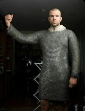 Chainmail shirt Round Riveted With Flat Washer 9 mm Medium Size Half sleeve Hube picture
