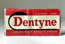 Vintage 1978 Warner Lambert DENTYNE Gum Pack 3” SEALED candy container picture