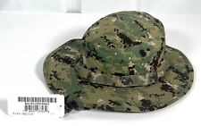 New US Navy NWU Type III AOR2 Digital Woodland Boonie Hat Sun Cover Size Medium picture