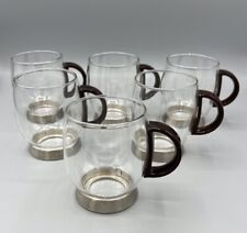 Vintage Emsa Clear Coffee Cups, 8oz. Set of 6 picture