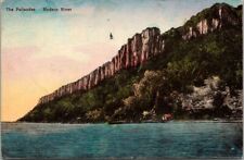 Bergen County NJ NY Hudson River New York The Palisades Vintage Postcard HRDL AD picture