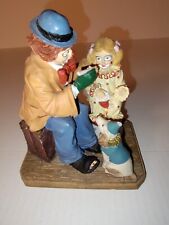 1988 Aldon Carnival Clown Collection, Clown Appling Make-up *Pre-Owned* picture