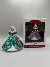Vintage Hallmark Keepsake Ornament Holiday Barbie Collector Series 1995 picture