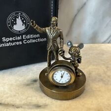 Walt Disney Mickey Mouse Clock Bronze Cold Cast Partners Statue Small picture