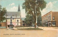 c1910 Printed Postcard; Columbia Square, Winthrop MA Suffolk County Unposted picture