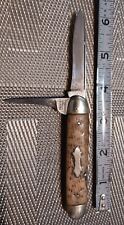 Vintage MAJESTIC CUTLERY Co GERMANY Pocket Knife 2 blade Bone Handle Rare  picture