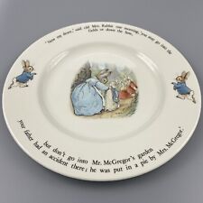 Wedgwood Beatrix Potter Peter Rabbit Collector Plate Mr McGregors Garden Pie picture