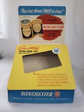 Rare Vintage 1950s Winchester Hi Power Battery General Store Cardboard Display picture