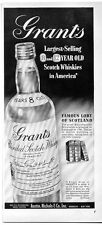 1951 Vintage Ad Grants Scotch Whiskey 8 and 12 Years Old picture