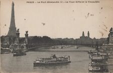 Paris Le Pont Alexandre III La Tour Eiffel France Posted Divided Back Post Card picture