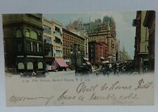 Fifth Avenue Street Scene Waldorf Astoria N. Y. City New York Postcard 1908 picture