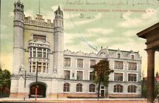 Postcard, Erasmas Hall High School, Flatbush, Brooklyn NY Posted 1908 picture