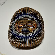 Hand Painted Ceramic Clay Mexican Folk Art Face Mask 5