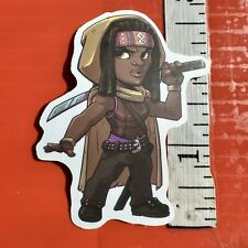 MICHONNE “THE WALKING DEAD” STICKER POST-APOCALYPTIC HORROR DECAL picture