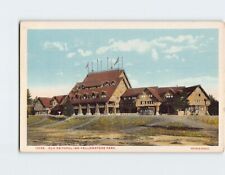 Postcard Old Faithful Inn Yellowstone National Park Wyoming USA picture