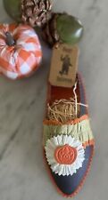 Wendy Addison Halloween Witch's Shoe Decoration w/ Tag Retired picture