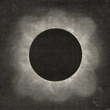 ASTRONOMY. Solar Eclipse, December 12 1871, observed Shoolor (Sulur?) India 1877 picture