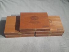 LOT OF 5 PADRON DIPLOMATICO CIGAR WOODEN CRAFTS WOOD BOX JEWELRY CLASP  picture