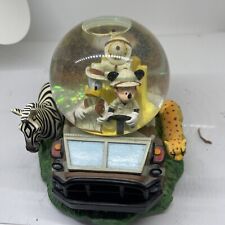 Disney Animal Kingdom Safari Jeep Snow Globe Zip-A-Dee-Doo-Dah Music picture