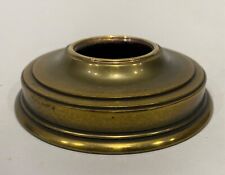 Vintage Brass Tone Metal Alloy Lamp Part Body picture