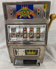 Vintage Waco Casino Crown Desk Top Slot Machine WORKS Vegas Basement picture