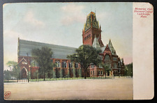 Vintage Postcard 1907-1915 Memorial Hall, Harvard, Cambridge Massachusetts (MA) picture