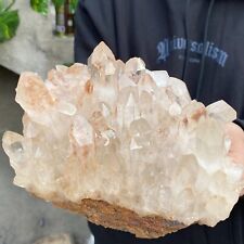 3.6lb A++Large Natural clear white Crystal Himalayan quartz cluster /mineralsls picture