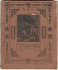 1840s American Blank Class Note Book William Penn Scene Cover Illustration picture